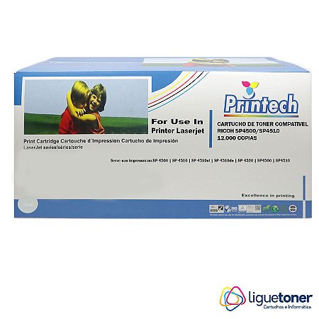 Cartucho de Toner Compatível RICOH SP4500 / SP4510 12K Printech