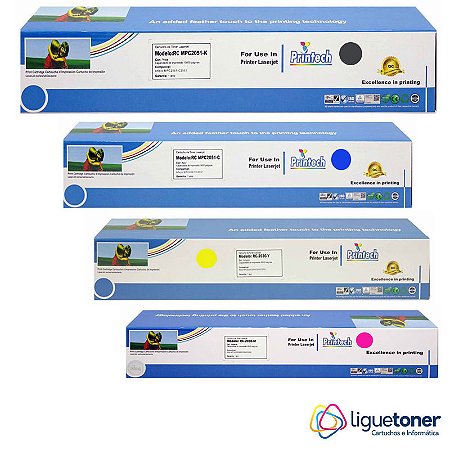 Kit Cartucho de Toner Compatível RICOH C2550 / C2551 / C2030 PRETO/YELLOW/CYAN/MAGENTA