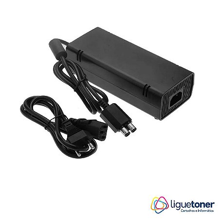 Fonte Xbox 360 Slim 2 Pinos Bivolt Original FR-301 Feir