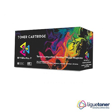 Cartucho de Toner Compatível Brother TN210 Magenta 1.4K Byqualy