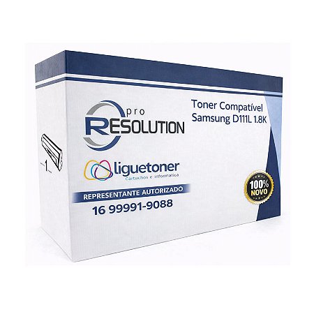 Cartucho de Toner Compativel Samsung D111L 1.8k c/chip Pro Resolution