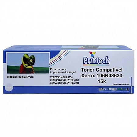 Toner Compatível Xerox 106R3623 / 3330 15K