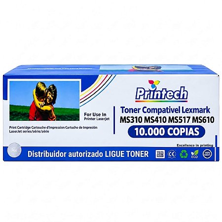 Cartucho de Toner Lexmark 50F0Z00 | MS310 MS410 MS517 MS610 MX310 MX410 MX511 MX611