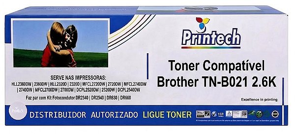Cartucho de Toner Compativel Brother TN-B021 2.6K Printech