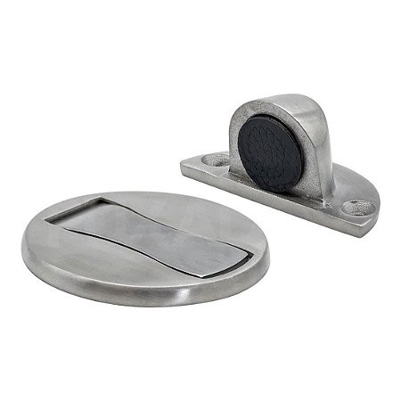 Batente De  Porta  Magnético  Inox -Máxima