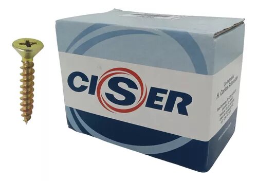 Parafuso Mdf Ciser 6x80 Caixa C/100un
