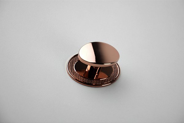 Puxador Beetle com Base Granada ROSE  ZP5402.L00 - Zen