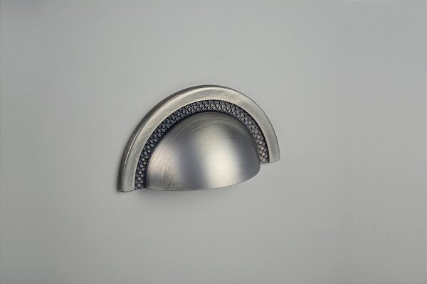 Puxador Shell 64mm Niquel Velho - ZP4318.889 - Zen