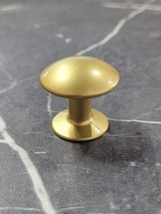 Puxador  ZM5000 Ponta Redonda Dourado Fosco
