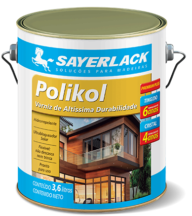 POLIKOL CRISTAL SAYERLACK VERNIZ ALTÍSSIMA DURABILIDADE PREMIUM 900ML