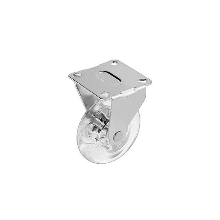 Rodízio de Gel TN RG 75 Incolor 55kg FGVTN - Sem Freio - 84075000