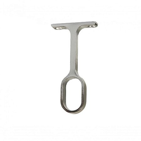 SUPORTE CENTRAL OBLONGO CROMADO - METALFIX