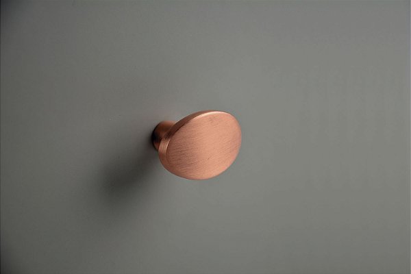Puxador Beetle Sem Base Vecchio cobre  Zen Design