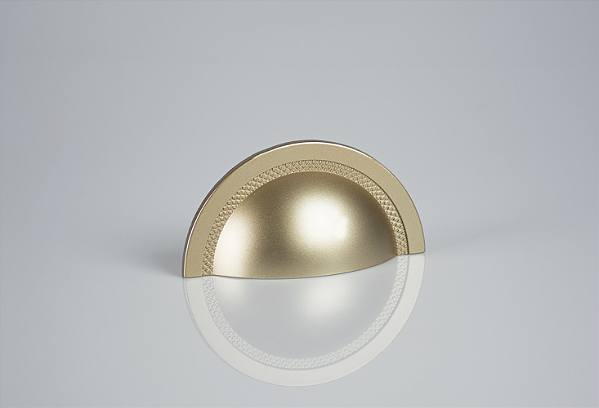 Puxador Shell Dourado  48mm Zen Design