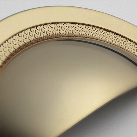 Puxador Shell Gold  48mm Zen Design