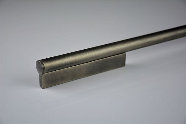 Puxador Sorento Liso 96mm Níquel velho - Zen Design