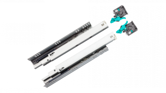 Corrediça  Invisível Soft  Extração Total 350mm-Renna