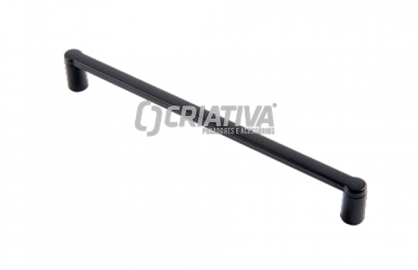 PUXADOR ZAMAC - ZM 55 PRETO FOSCO  192MM M4X20