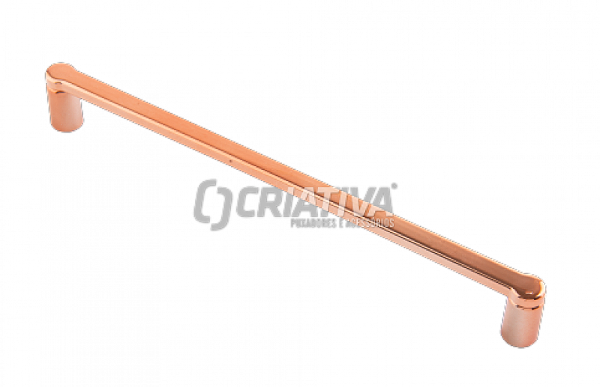 PUXADOR ZAMAC - ZM 55 ROSE  192MM M4X20