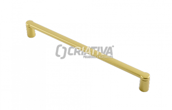 PUXADOR ZAMAC - ZM 55 DOURADO 96MM M4X20