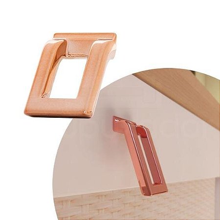 Puxador Criativa ZM16 Zamac 16mm Rose Gold