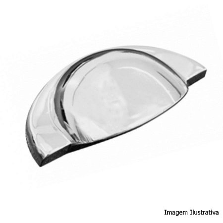 PUXADOR  CONCHA CROMADO CZM04 64MM CRIATIVA