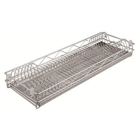 Escorredor Panizzi com bandeja  inox 870x75x270