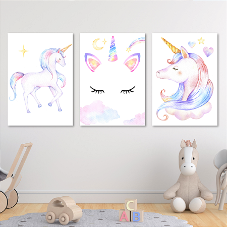 Plaquinhas Decorativas - Unicórnio