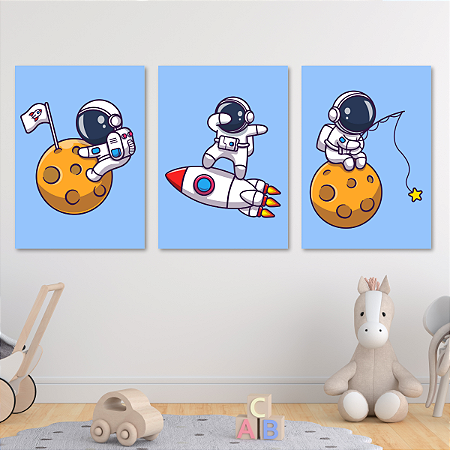 Plaquinhas Decorativas - Astronauta