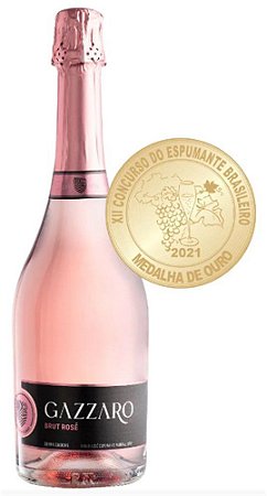 Espumante Gazzaro Brut Charmat Rosé 50 ML