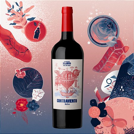 Vinho Argentino Tinto Contraviento Malbec