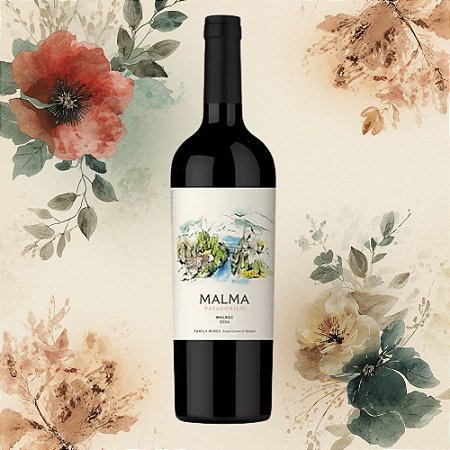 Vinho Argentino Tinto Malma Patagonico Malbec