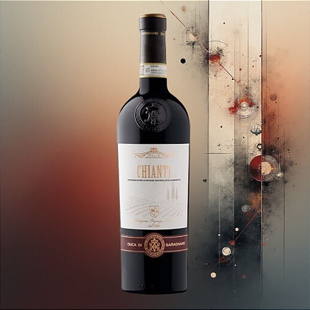 Vinho Italiano Chianti Duca di Saragnano DOCG