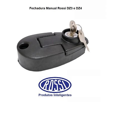 Fechadura Chave Destravamento Manual Motor Rossi DZ4 DZ3 SK