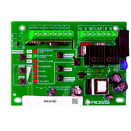 Central Placa Rossi Modelo Novo WKXH90 KXH30FS