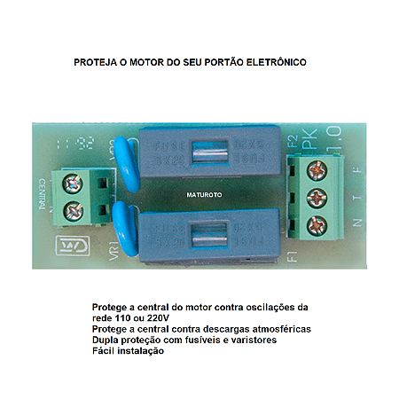 Protetor contra Raios Descargas Elétricas Rossi PK DZ4 DZ Nano