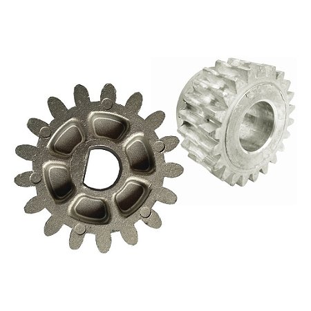 Kit Coroa Engrenagem Interna e Externa Motor Rossi DZ3 DZ4 Nano