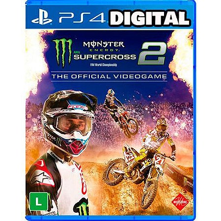 Monster Energy Supercross - The Official Videogame 2 - Ps4 - Midia Digital