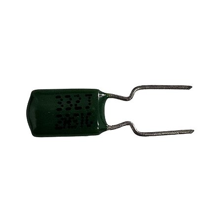 Capacitor Poliéster 3K3 X 100V = 332J2Asic Verde