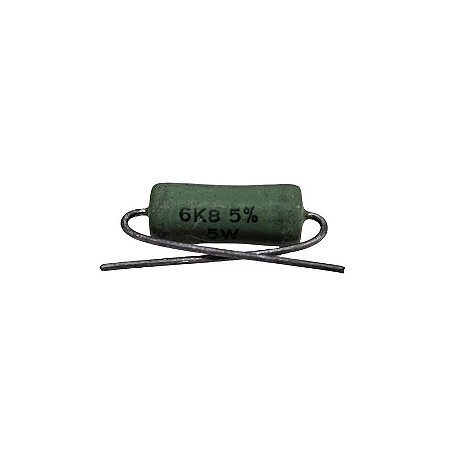 Resistor 6K8 5W 5% Verde
