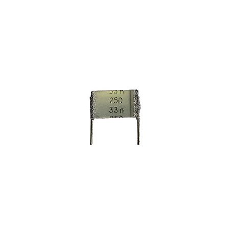 Capacitor Poliéster 33K x 250V = 33N 250