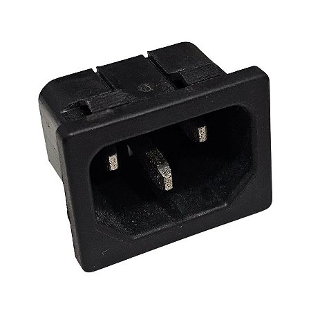 Tomada Tripolar Macho AS-01 15A 250V Csa