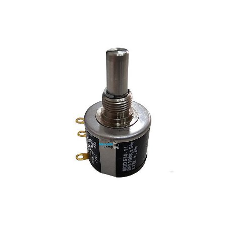 Potenciômetro 100K Linear +-5% 534 Vishay Spectrol 534B1104JL