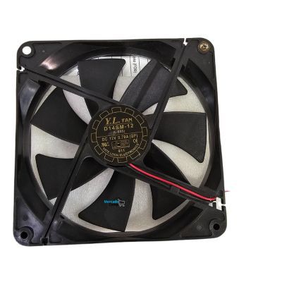 Cooler 140MM x 140MM x 25MM 12V 0,70A D14SM-12 2 Fios Usado