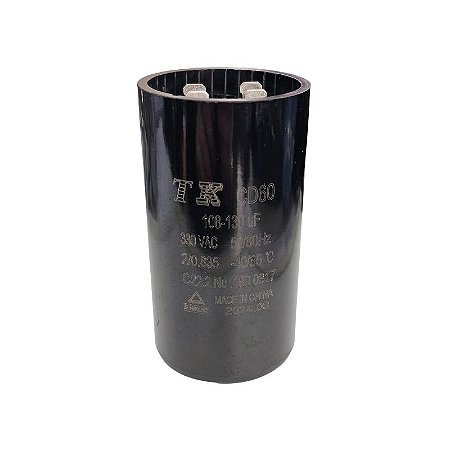 Capacitor de Partida 108-130uF x 330V 50/60Hz CD60 Tk