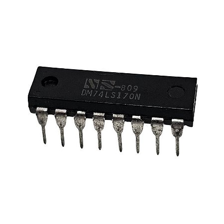 SN74LS170N = DM74LS170N Circuito Integrado National