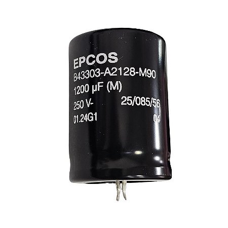 Capacitor Eletrolítico 1200uF x 250V RD 85º Snapin Epcos