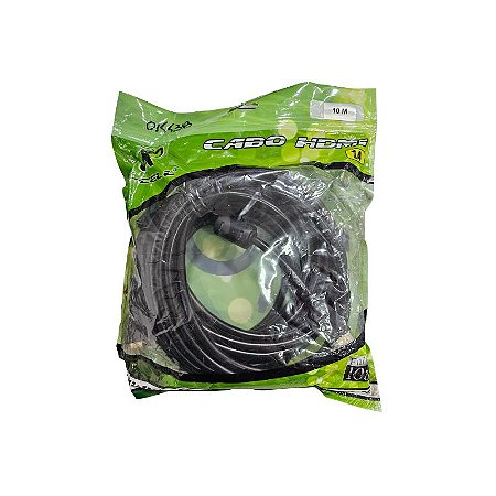 Cabo Hdmi 10M Full Hd 1080 Versão 1.4 Preto