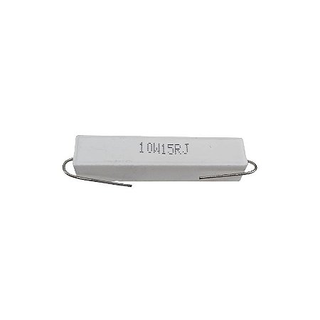 Resistor 15R 10W 5% Axial Porcelana = 10W15RJ