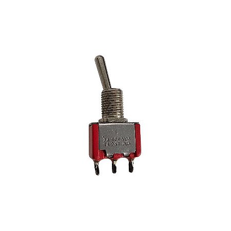 Chave Alavanca Metálica ON OFF ON 3A 120V 1A 250V C&K